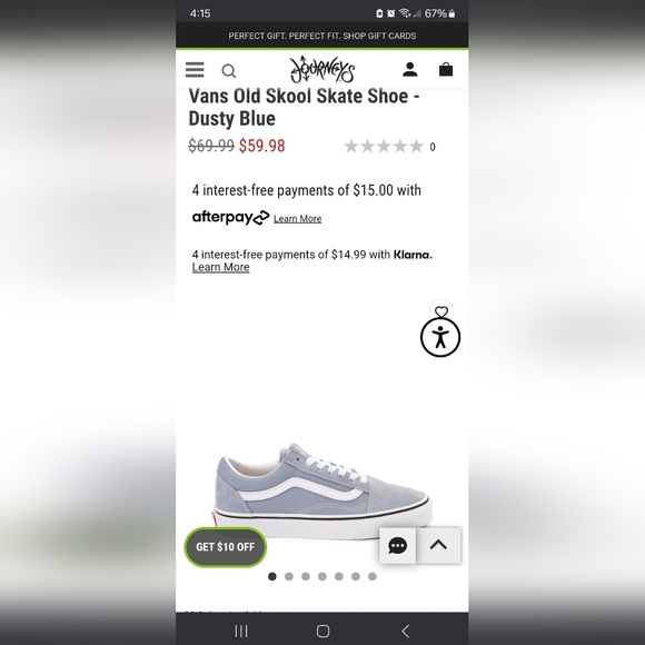 NWOT unisex  Vans Gray Sneakers - Picture 9 of 9